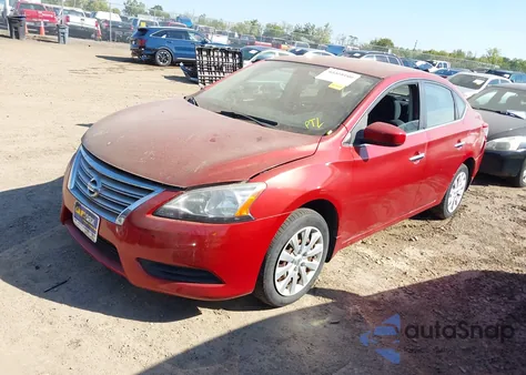 2014 Nissan Sentra S from USA, damaged, VIN 3N1AB7APXEY277192